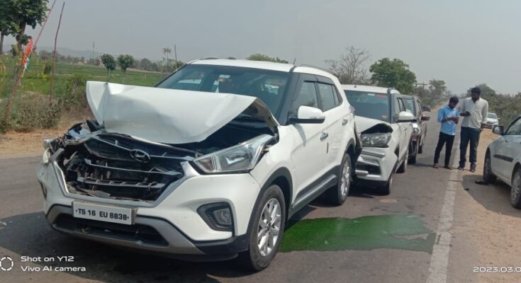 accident to revanth reddy convey