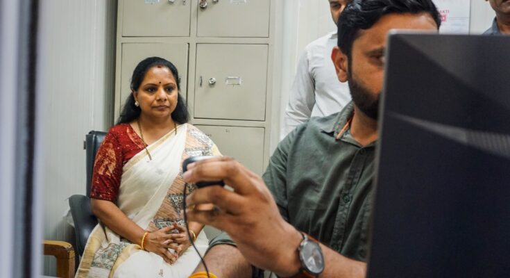MLC KAVITHA IN LIQUOR SCAM