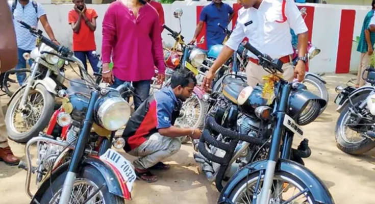 police changing the silencer
